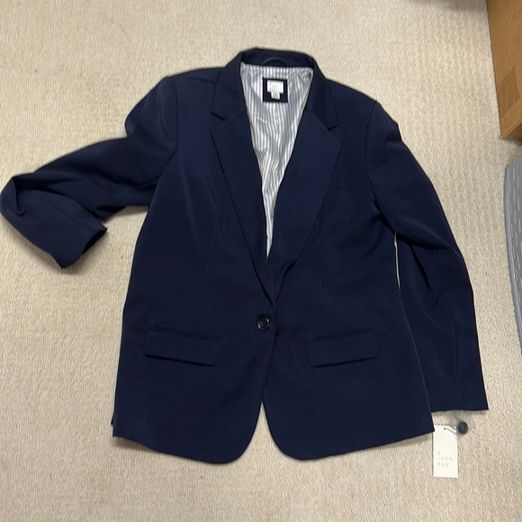 a new day Jackets & Blazers - NWT Size 18 Navy blazer